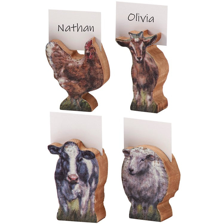 Animal Shape Place Card Holders