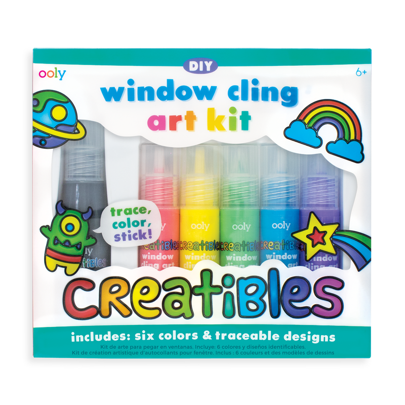 Ooly Window Cling Art Kit