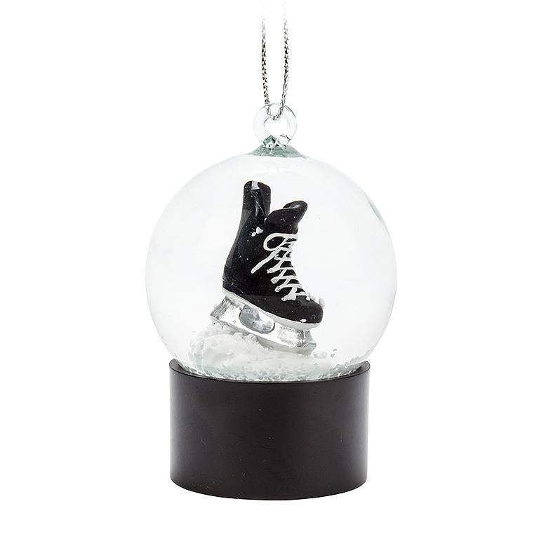 Hockey Skate Snow globe Ornament