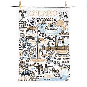 Kitchen / Tea Towel - Ontario Landmarks