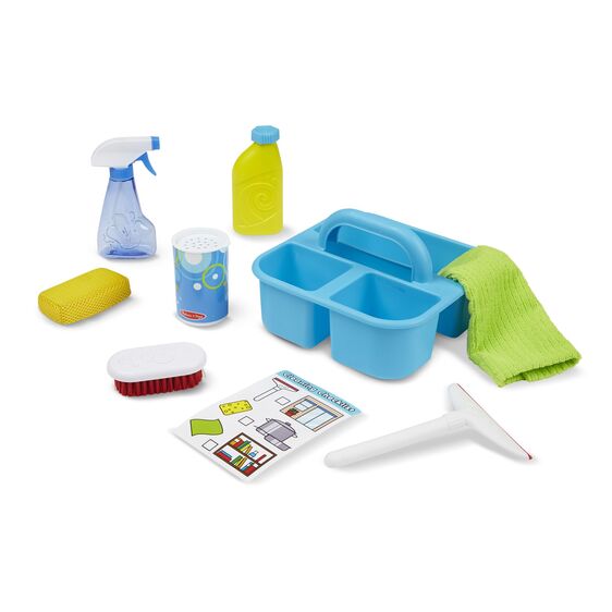 Melissa & Doug Cleaning Caddy Set - 9 Pieces