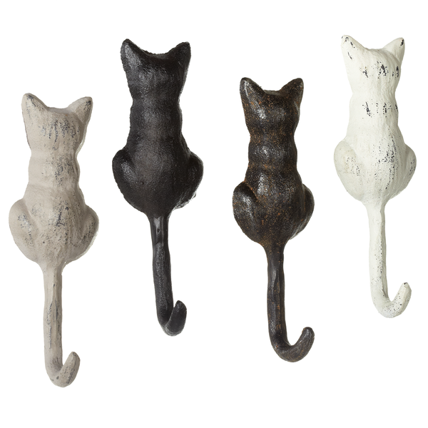 Cat Tail Cast Iron Wall Hook