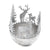 Silver Forest Candle Holder