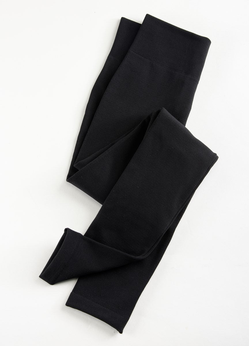 Black Fleeced Lined Leggings - Stuff Lakefield