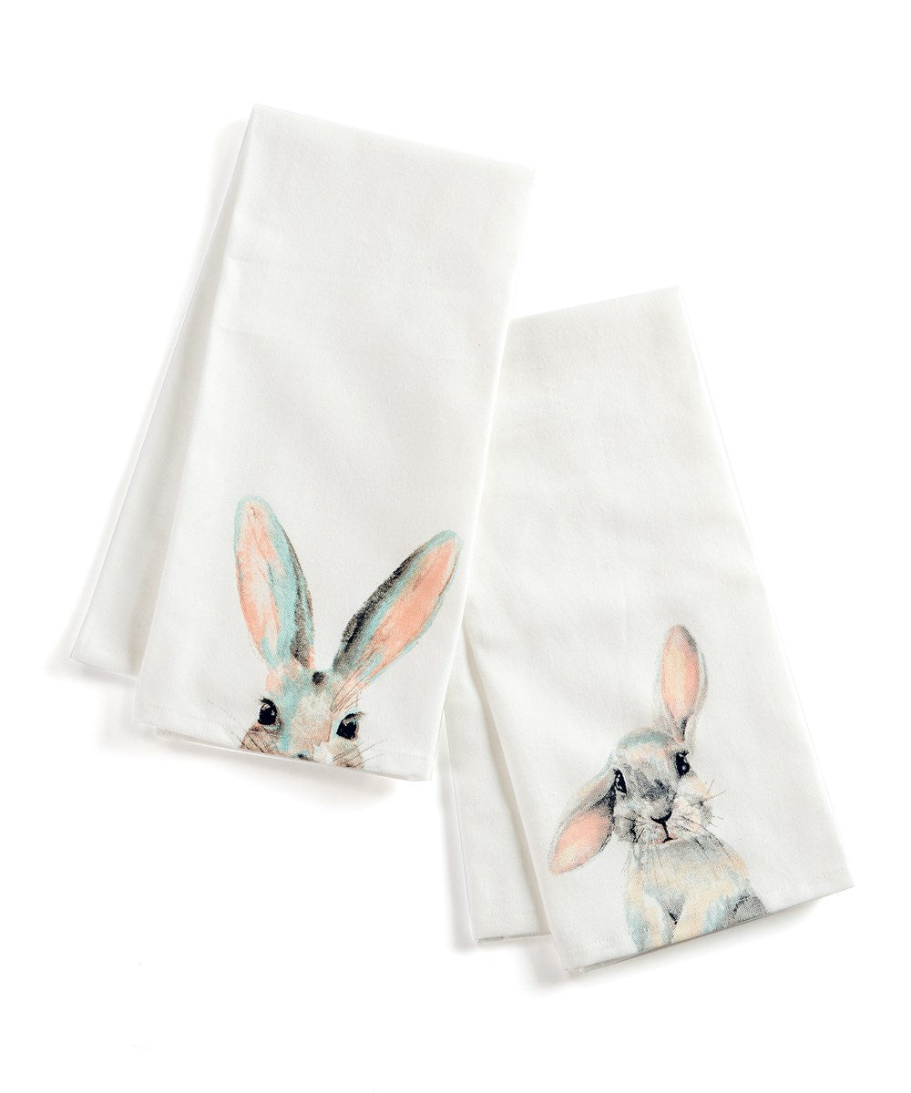 Bunny Tea Towel-Cotton