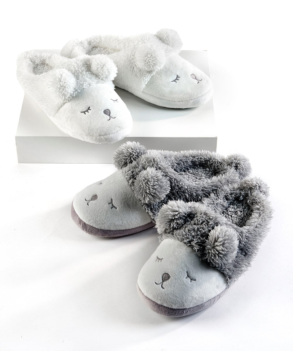 Bear Terry Slippers