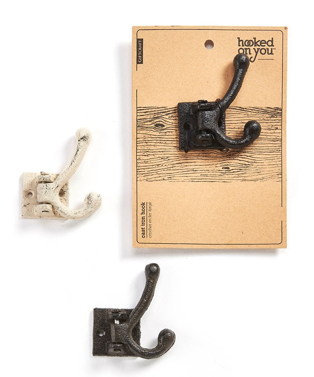 Hooked On You Cast Iron Wall Hook - Stuff Lakefield