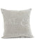 Grey Velvet Embroidered Cushion