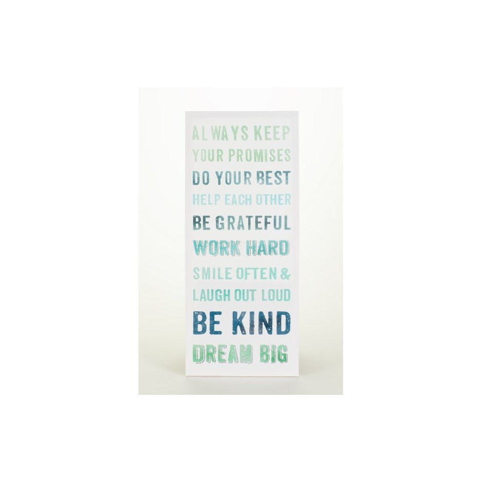 Be Kind Rules Canvas