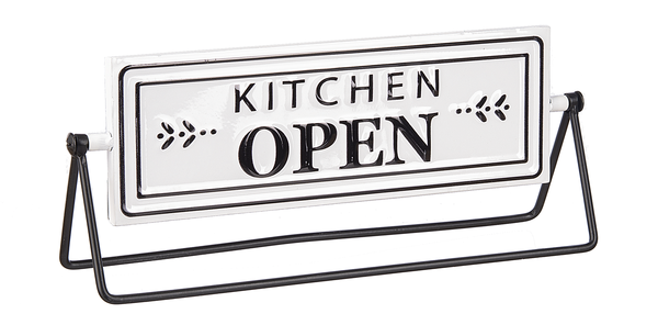 Spinning Sign Kitchen Is Open/Closed