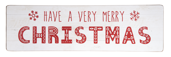 Have a Very Merry Christmas Wood Wall Sign